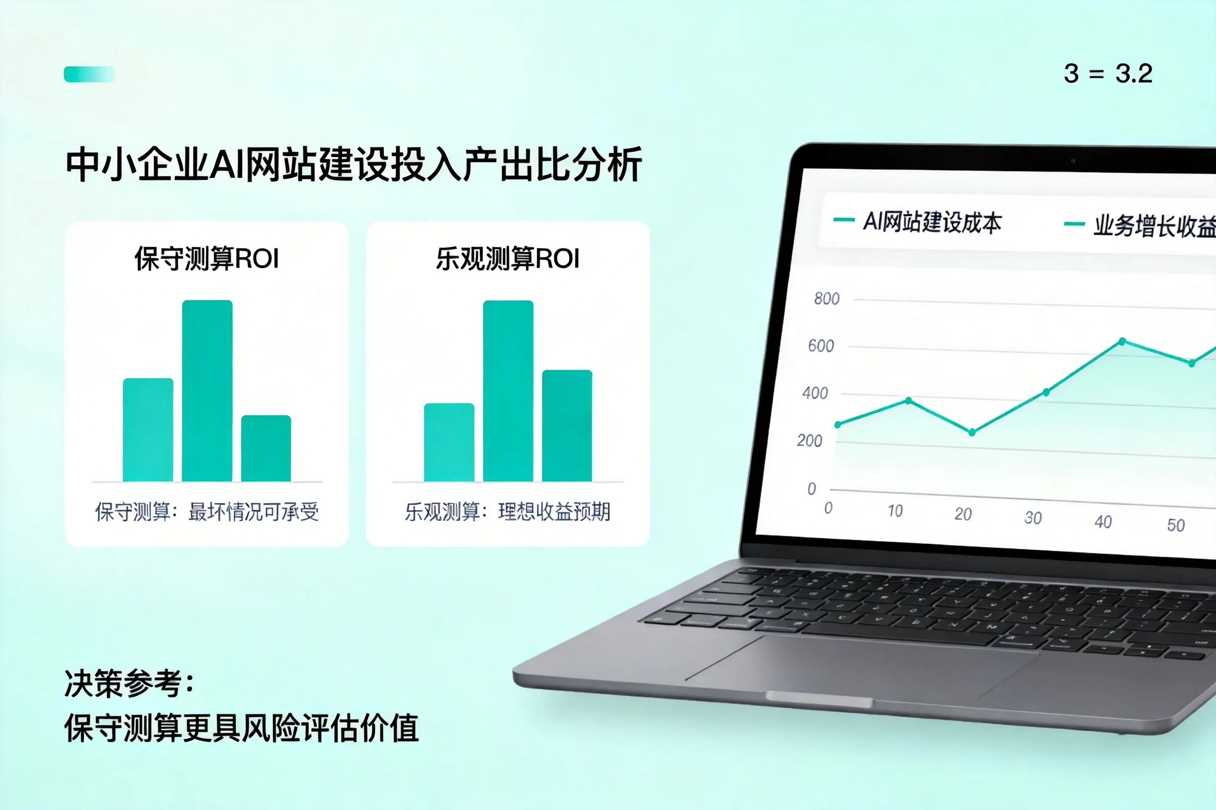 西双版纳中小企业AI网站建设投入产出比怎么算?先看这份分析