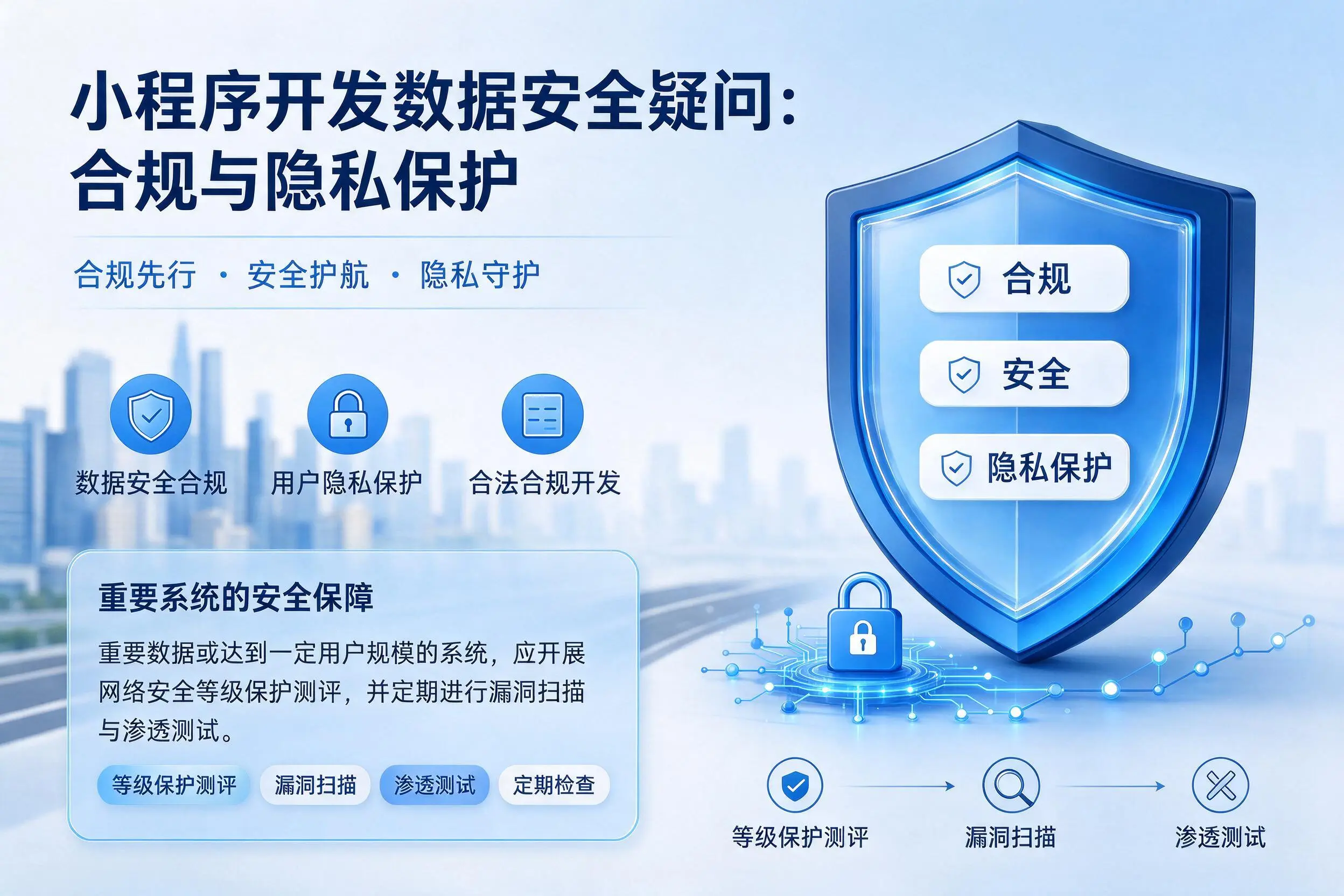 西双版纳小程序开发数据安全疑问:合规与隐私保护