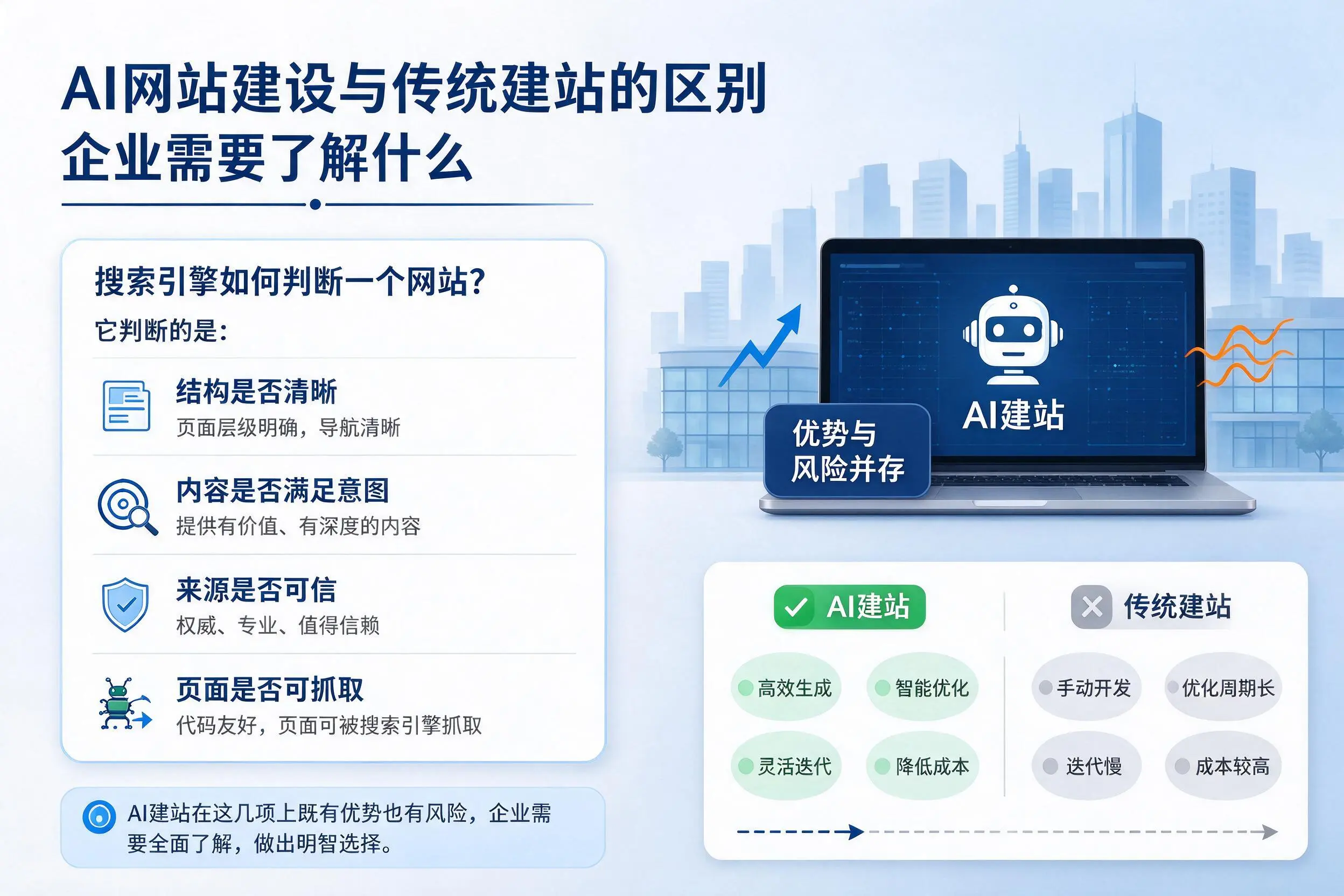 AI网站建设与传统建站的区别，西双版纳企业需要了解什么